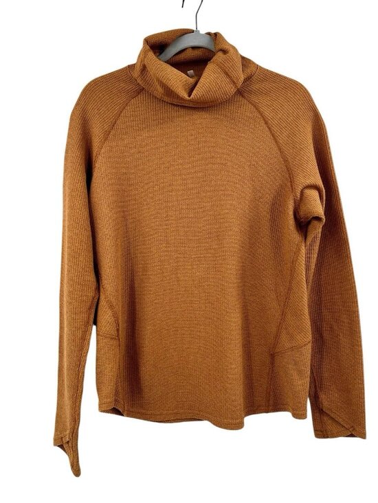 Kuhl Tops - KUHL Women's Brown Thermal Cowl Neck Popover Shirt Large